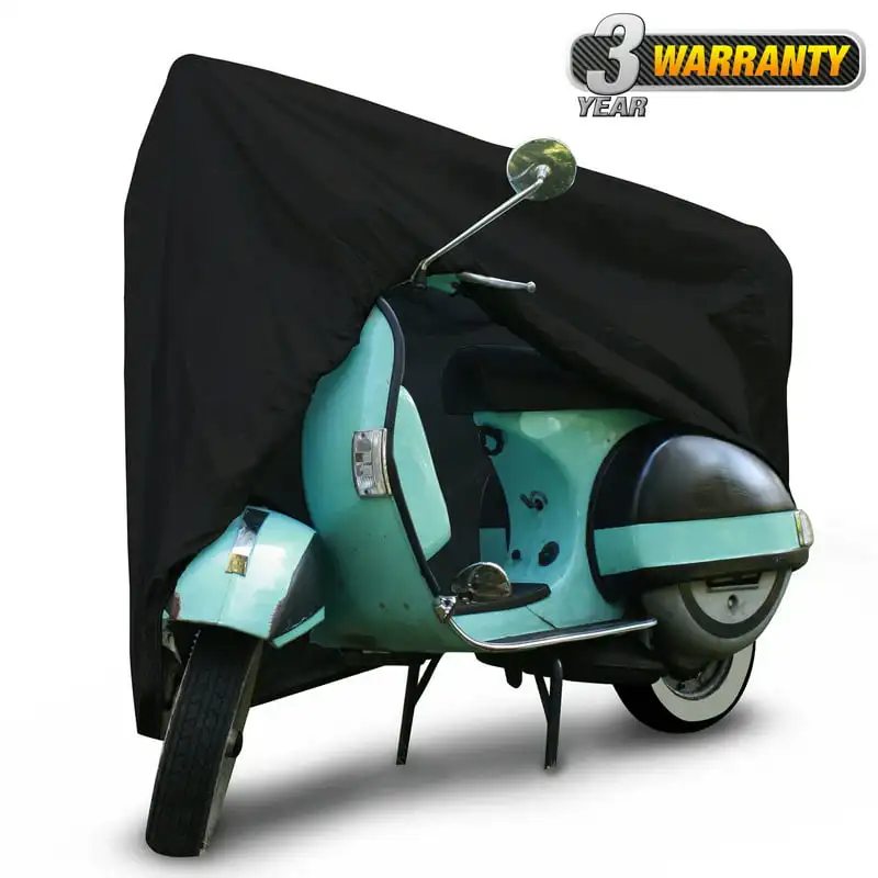 

Outdoor Scooter Cover, UV Resistant Cover (Black), Size SC-1 Fits up to 49" L