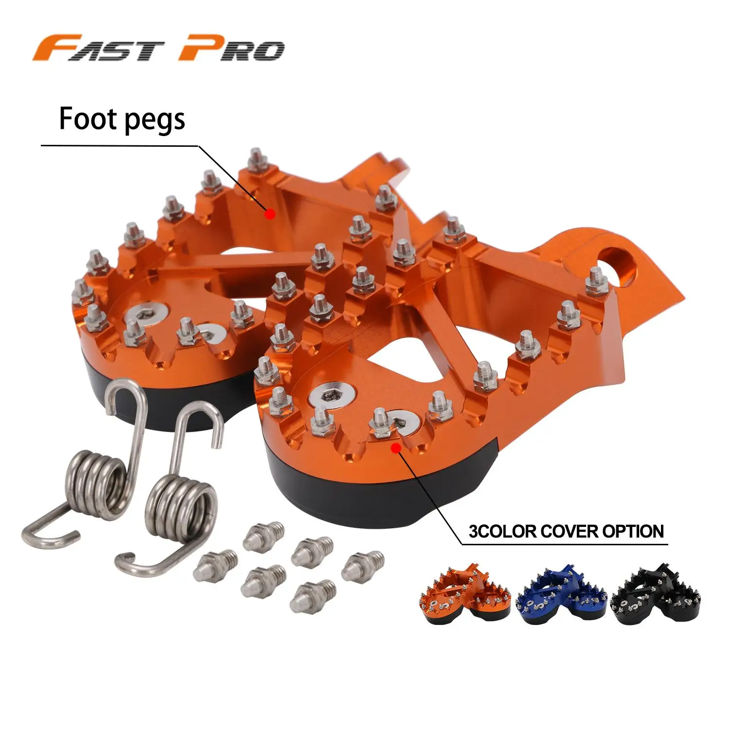 

Motorcycle Footpegs Foot Pegs Pedals Rests For KTM SX XC SXF XCF XCW EXC EXCF XCFW 125 150 250 300 350 400 450 530 For Husqvarna