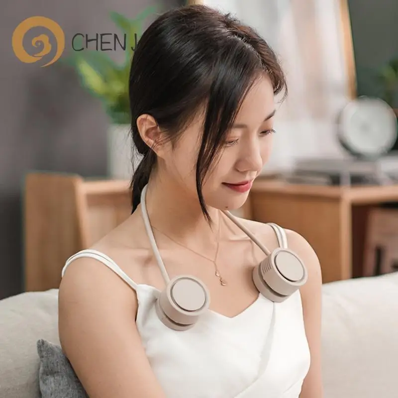 

Portable Hanging Neck Fan Rechargeable USB Charging Mini Wireless Electric Fans Sports Cooling Fan For Outdoor Sports Travel