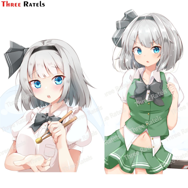 Три Крота E692 Конпаку Ёму Тохо Миленькая Девушка Индивидуальные наклейки для автомобиля водонепроницаемые виниловые солнцезащитные.