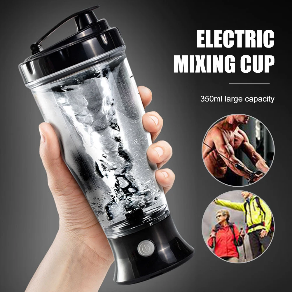 

350ML Electric Protein Powder Mixing Cup Automatic Shaker Bottle Mixer Shake Bottle Milk Coffee Blender Kettle Smart Mixer