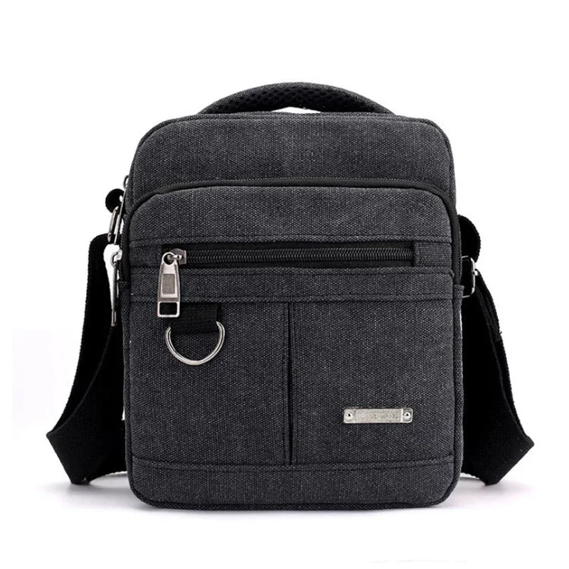 Xiaomi Canvas Shoulder Bag Men's New Korean Style Canvas Messenger Bag Outdoor Leisure Travel Portable Single-Shoulder Bag