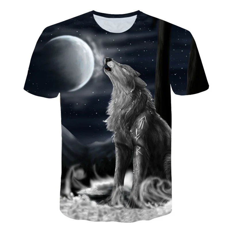 

Wolf Animals Harajuku Street T Shirt Kids Cartoon Printed 3D T shirt Funny Boys Girls Child T-Shirt Children Clothing Streetwear