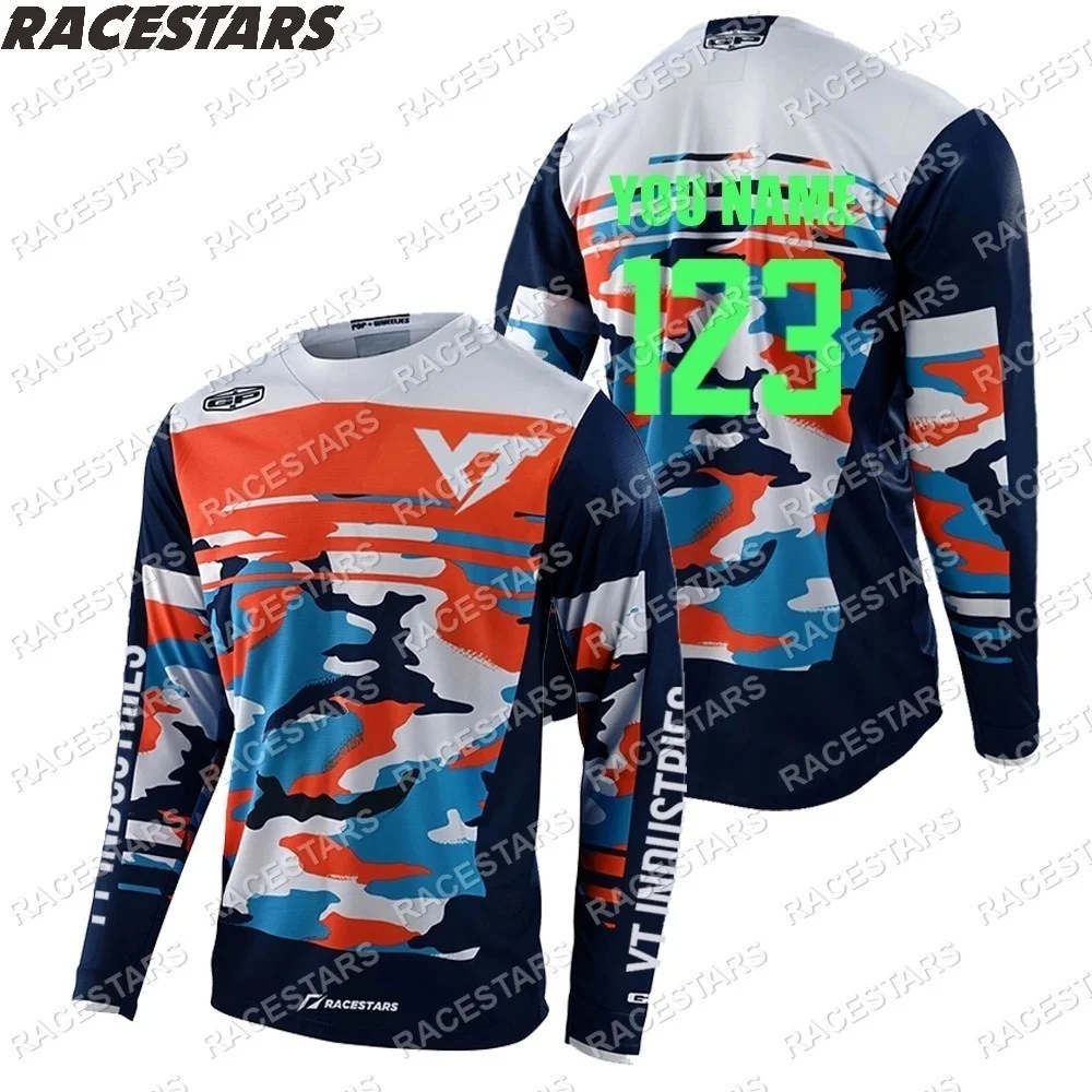 

YT 2023 Motocross MTB Jersey Bike Wear Long Sleeve DH Jersey Riding Spexcel Cycling Jersey Quick dry Maillot Ciclismo Hombre