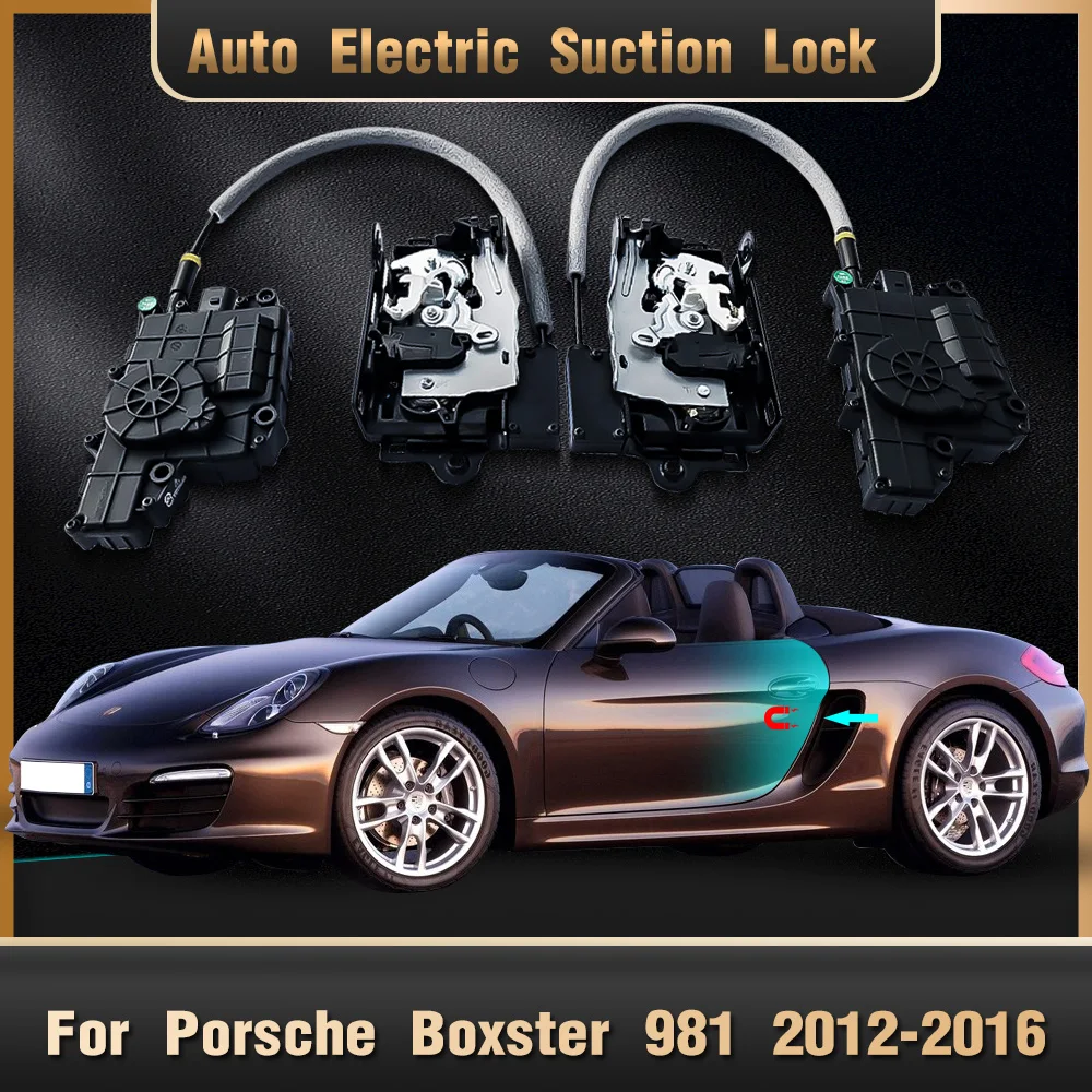 

Sinairyu Smart Auto Electric Suction Door Lock for Porsche Boxster 981 Automatic Soft Close Door Super Silence Car Vehicle Door