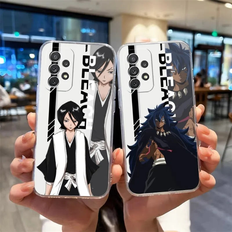

Anime Bleach Phone Case For Samsung S30 S20 S23 S22 S10E S10 20Fe Note 20 10 Pro Plus Ultra A12 A42 A71 A91 Transparent Cover
