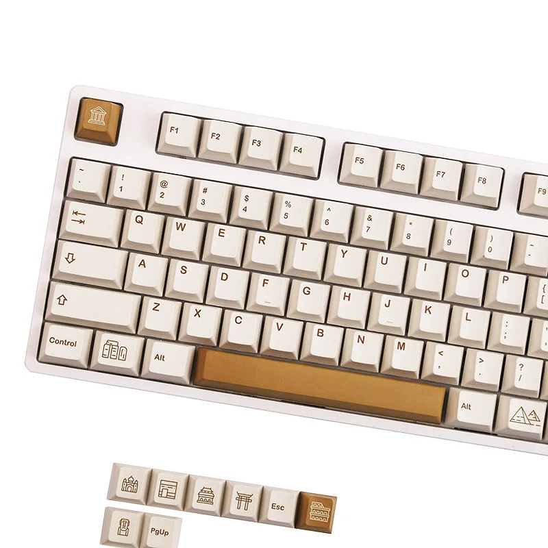 

140 Keys GMK Civilizations Keycaps Cherry Profile PBT Dye Sublimation Mechanical Keyboard Keycap For MX Switch With 1.75U 7U