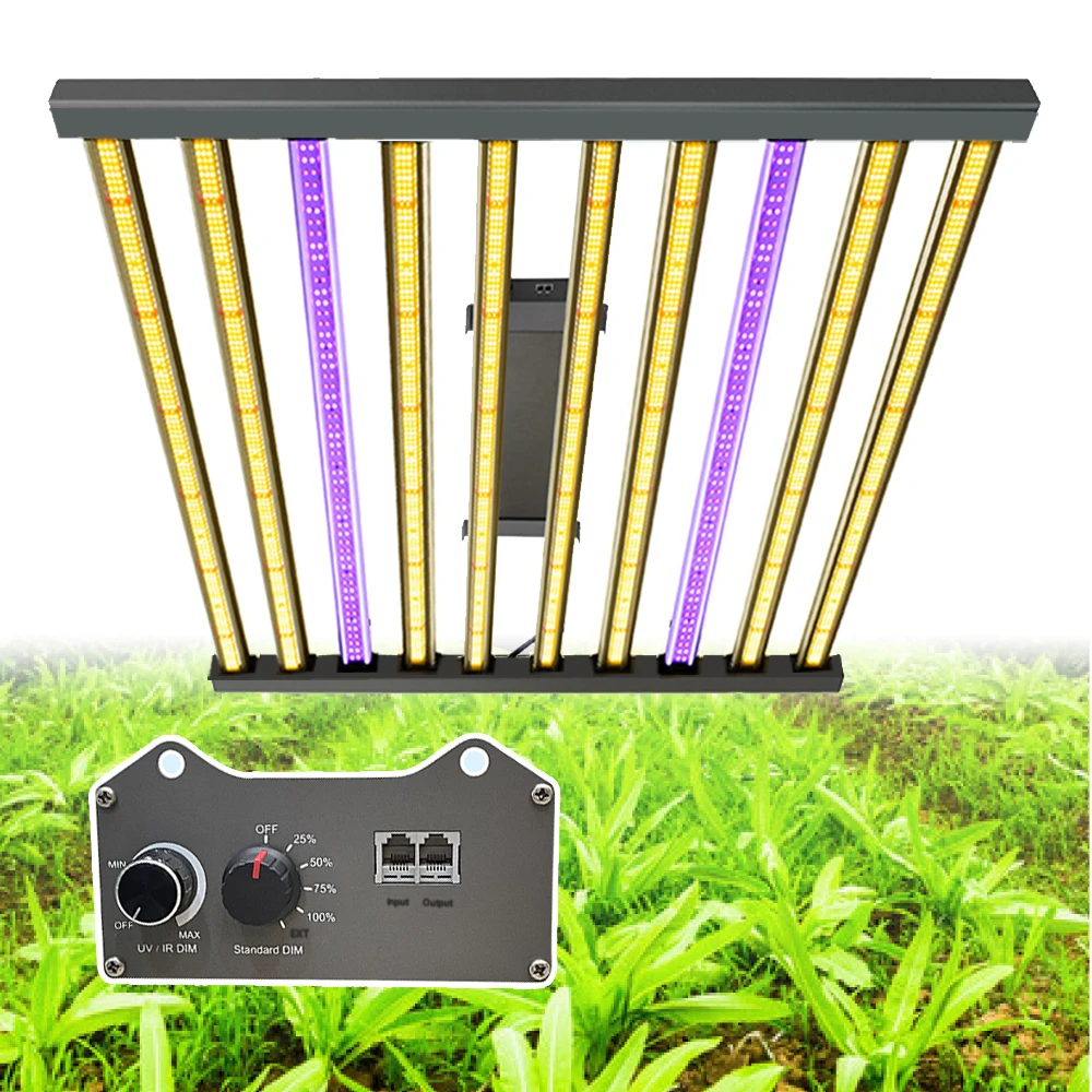 2022 Newest LED Grow Light Full Spectrum P-1000 Plus LM301B Grow Light Bar With Daisy Chain For Indoor Hydroponic Growth /Flower