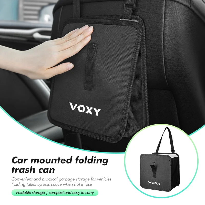 Автомобильный мусорный бак карман для хранения складной подвесной мешок мусора