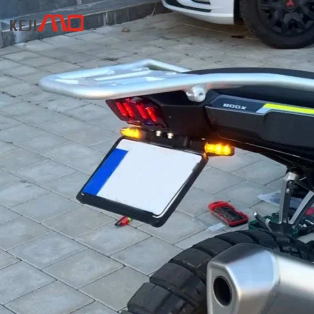Фото Держатель номерного знака (Tail Tidy) для KOVE 800 X Pro Rally Super Adventure 2024 2025 2026, кронштейн для снятия крыла 800X, KY800X ADV №2