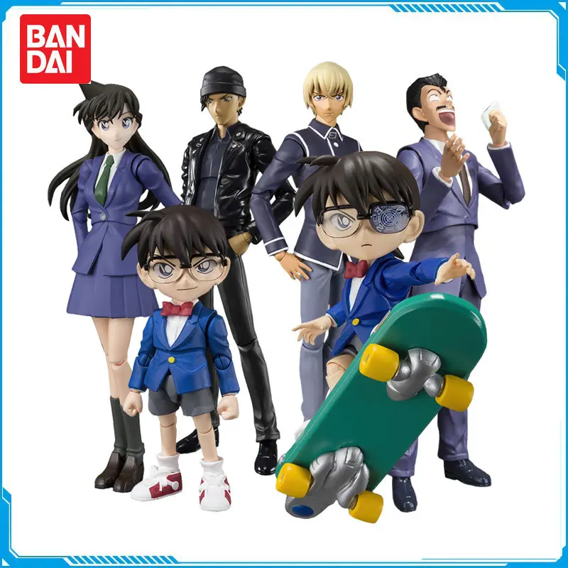 

Em Estoque Bandai Original Anime Figura Detective Conan Akai Shuichi Action Figure Collection Model Toys PVC Statue Model Toys