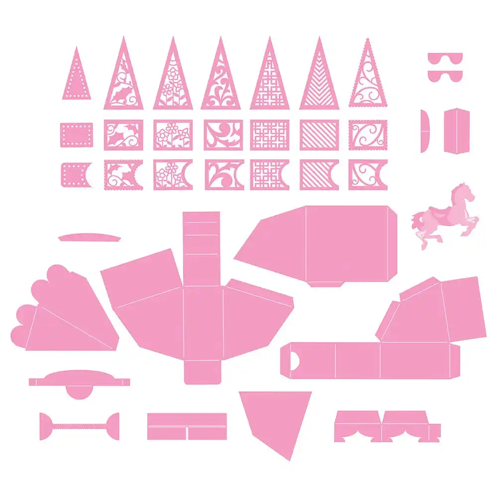 

Metal Craft Cut Dies Big Top Carousel Gift Box Die For DIY Scrapbook Paper Diary Decoration Manual Handmade For 2022 Embossing