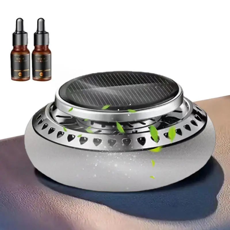 

Car Air Fresheners Dashboard Rotating Solar Aromatherapy Diffuser Car Accessories Fragrance Scent Diffuser For Convertible Car