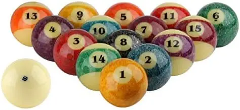 

Collection Pool Balls Full Set 2 1/4" Regulation Size Phenolic Billiards Balls Cue tip liquid shine Pool accessories Chalk holde