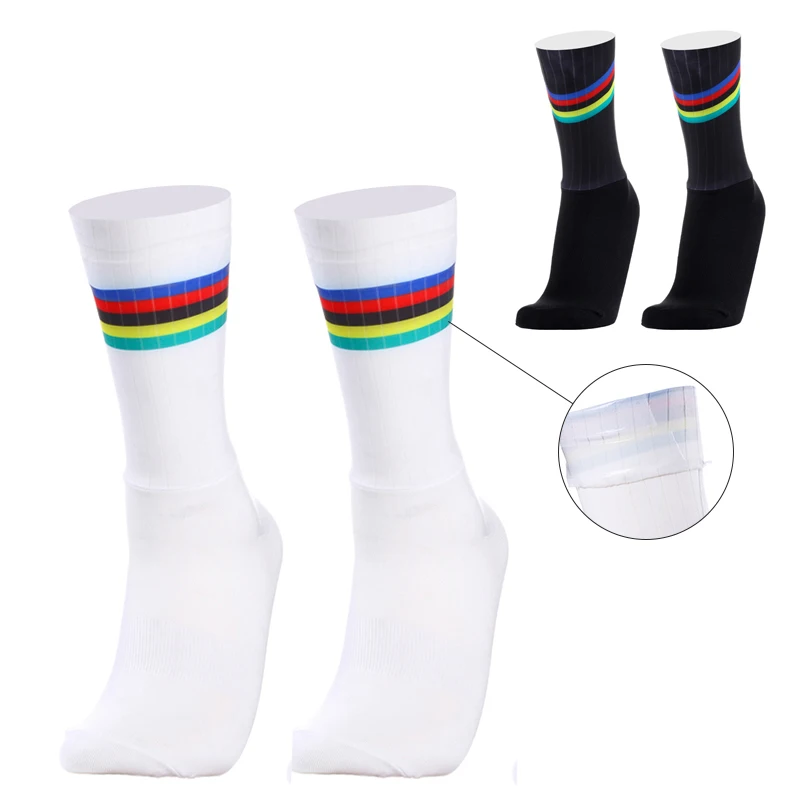 

Спортивные противоскользящие силиконовые бесшовные высококачественные дышащие носки для езды на велосипеде