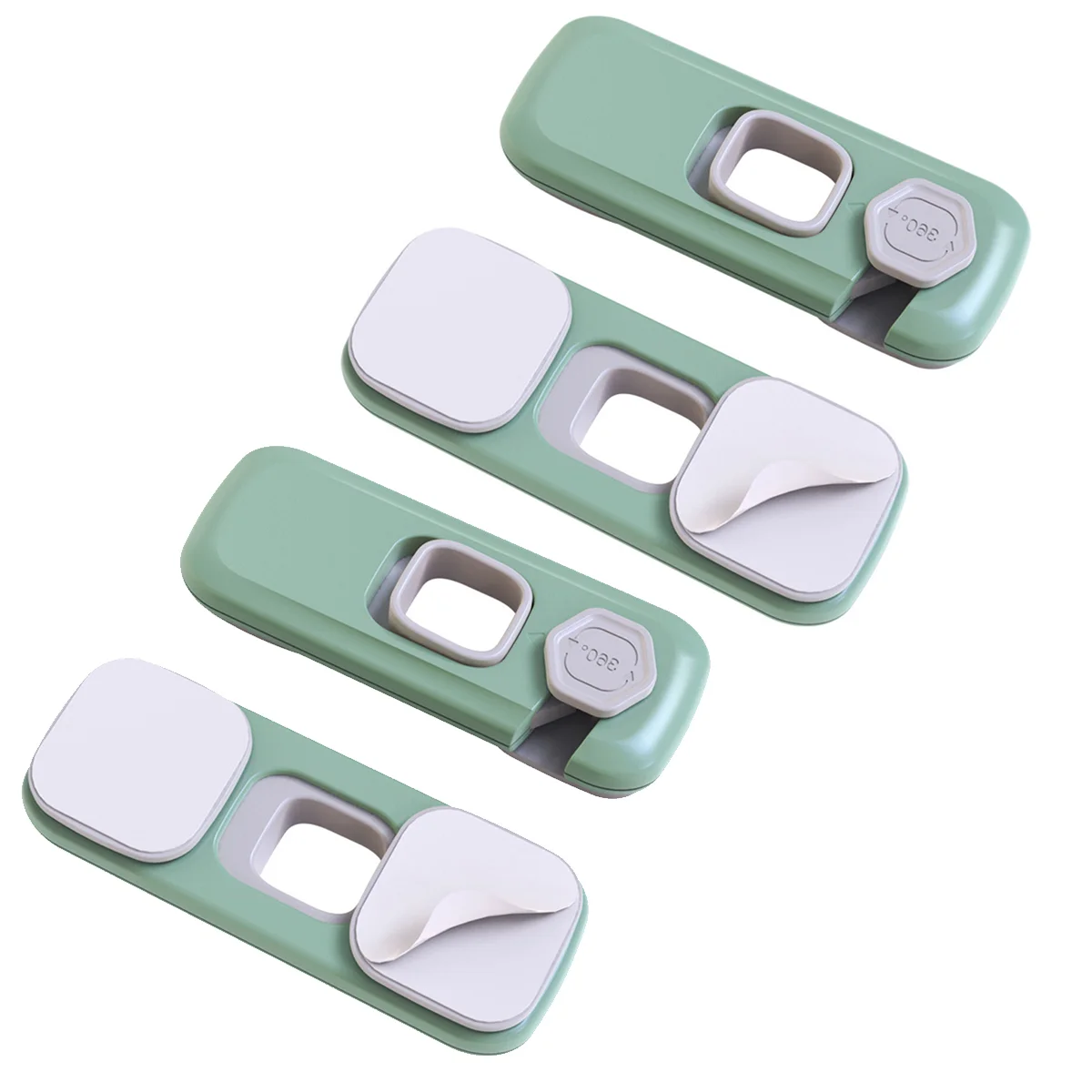 

4pcs Baby Lock Child Safety Strap Lock Cabinet Door Baby Proofing Supply