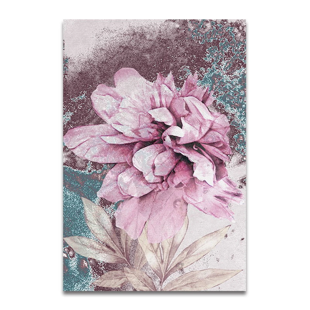 

Abstract Scandinavian Flowers Printed Canvas 11CT Cross Stitch Patterns DIY Embroidery DMC Threads Knitting Wholesale