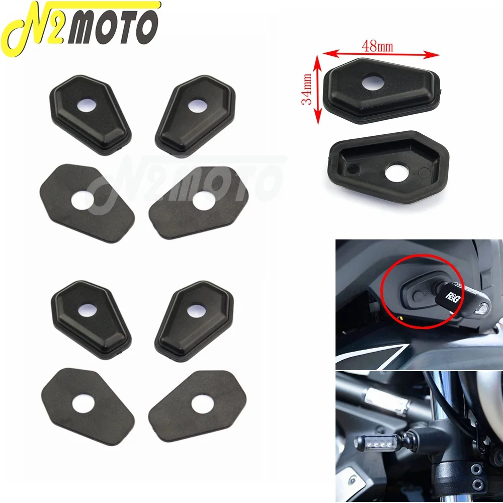 Для Suzuki GSXR GSX-R 600 750 1000 GSX650F GSX1250FA DR-Z 400 SV650 DL650, передний, задний, черный, адаптер для указателя поворота
