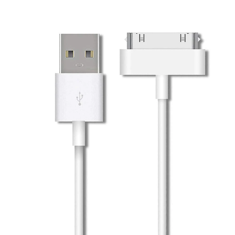 USB-кабель Для iPhone 4s 3GS 3G iPad 1 2 3 iPod Nano Touch 30-контактный Шнур-адаптер Быстрой Зарядки И
