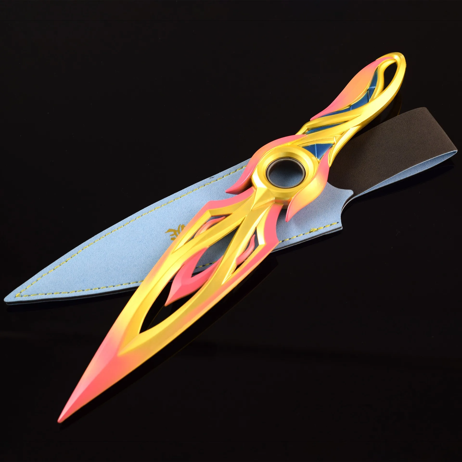 30 см Mystbloom Golden Kunai с оболочкой из искусственной кожи Valorant игровая периферия