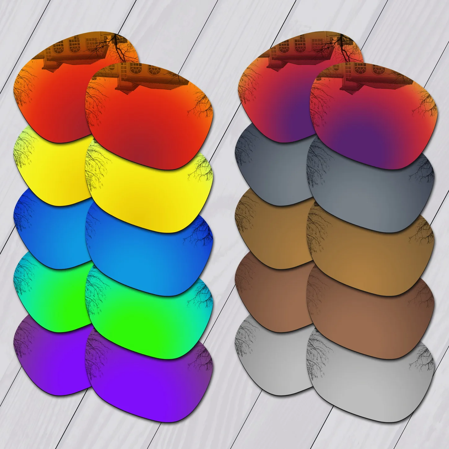 Улучшенные сменные поляризационные линзы E.O.S для солнцезащитных очков Spy Optic Pismo