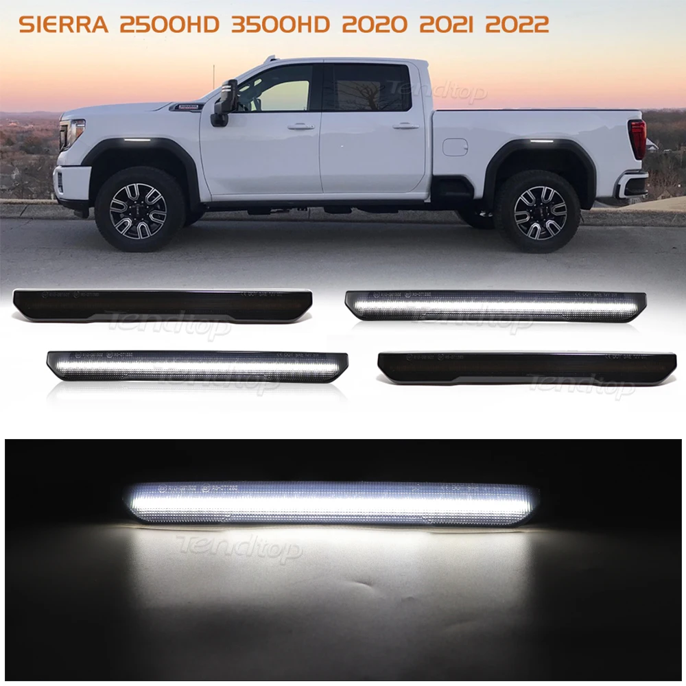 4 шт., фонари для габаритных огней GMC Sierra 2500HD 3500HD Pickup 2020-2023