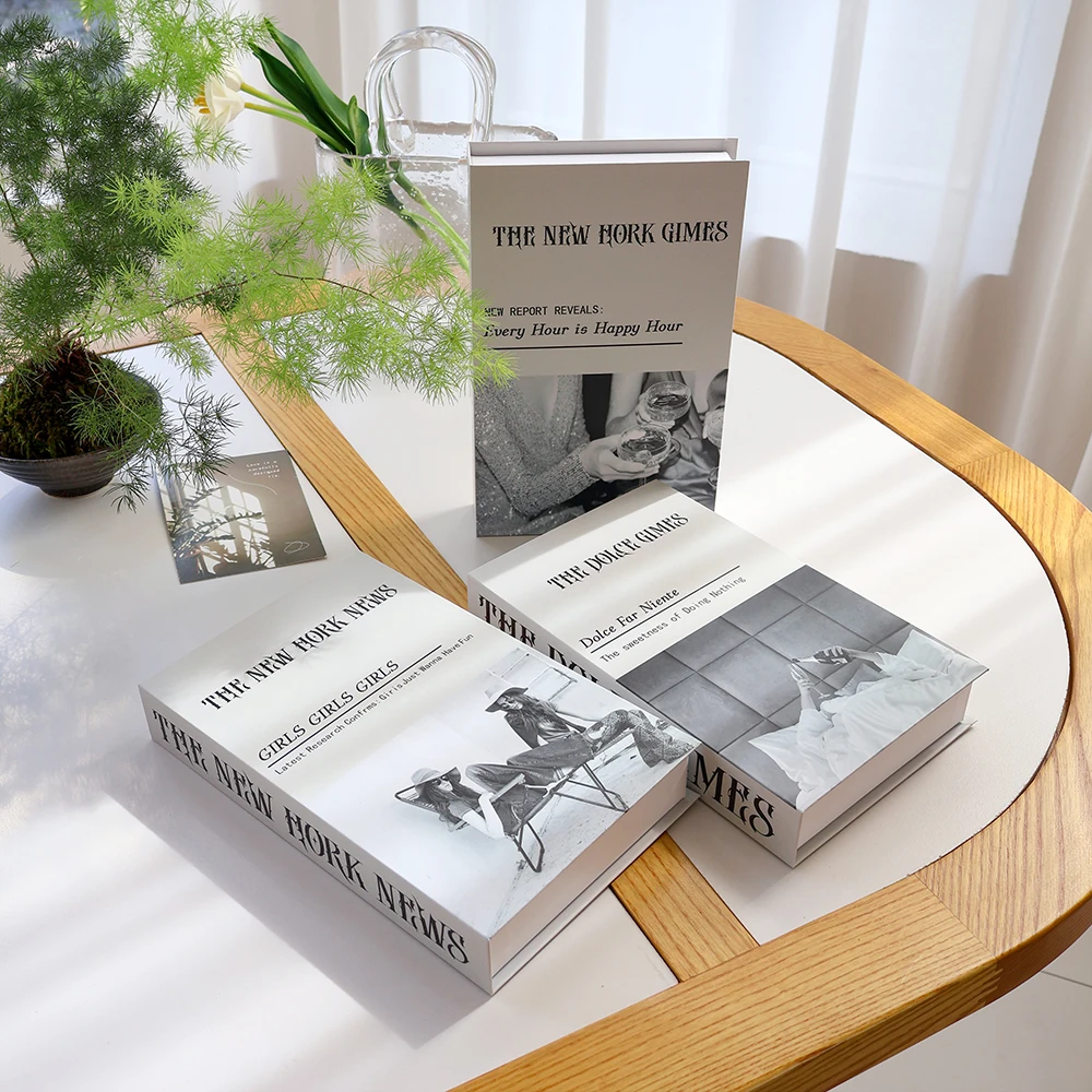 

Декоративные книги из бумаги 3 шт.