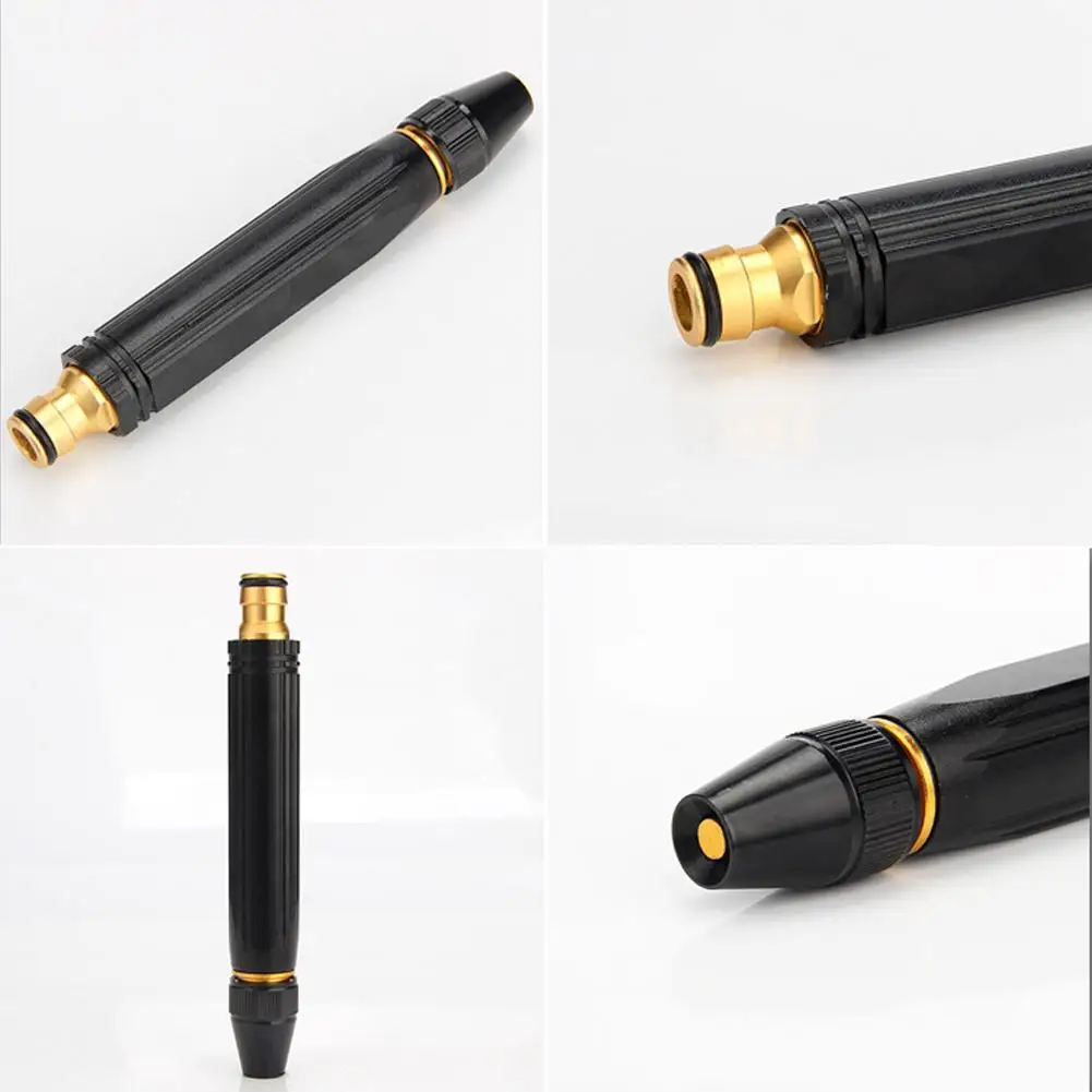 

17cm Upgraded Car Wash Nozzle Garden Straight Watering Sprayer Pipe High Pressure For Connecting Faucets Household Washing Hose