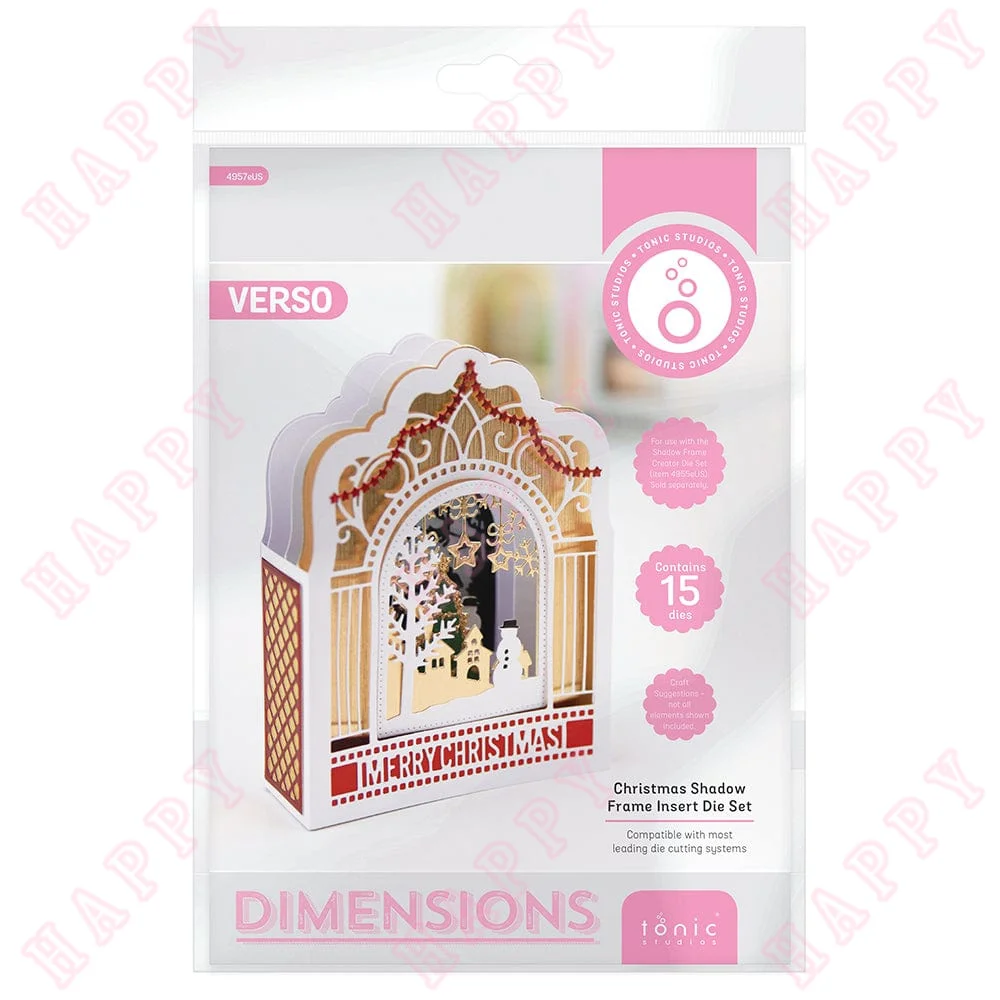 

Металлические штампы, Рождественская рамка для теней, скрапбукинг, крафт-бумага, дневник, украшение ручной работы для 2022 тиснения, Новое поступление