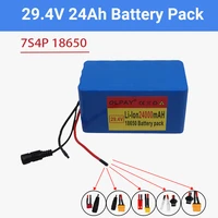 new 7s4p 24v 24ah liion battery pack 29 4v 24ah electric bicycle motor ebike scooter 18650 lithium batteries with bms
