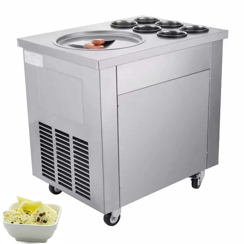 Аппарат для производства мороженого в тайском стиле коммерческое