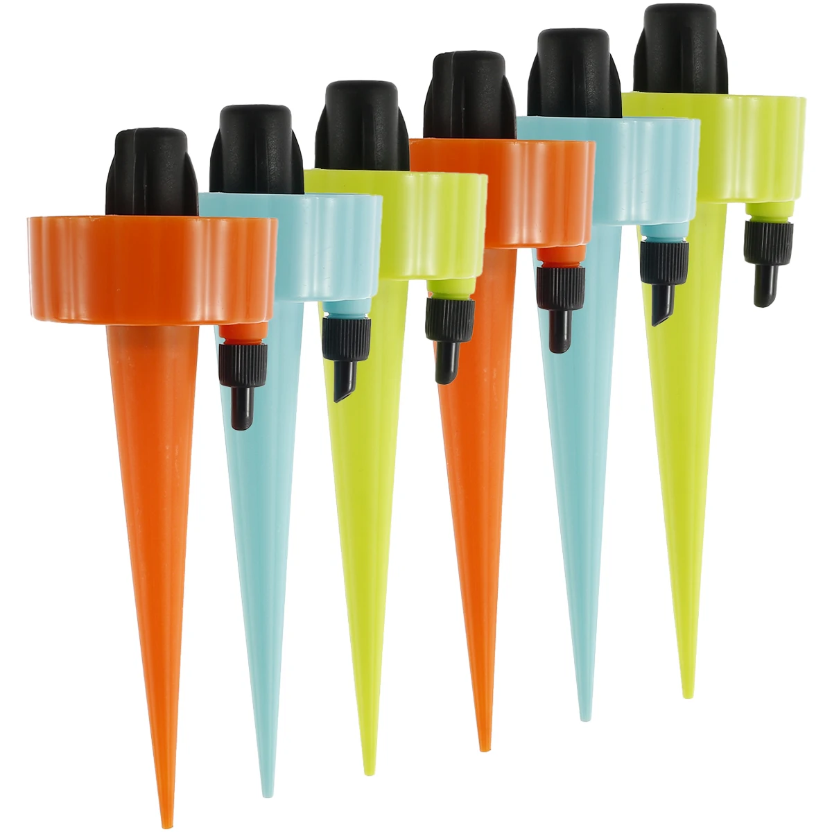 

6Pcs Self Watering Spikes Plastic Adjustable Drip Irrigation Spike Eco-Friendly Plant Watering Stakes Automatic Watering Device