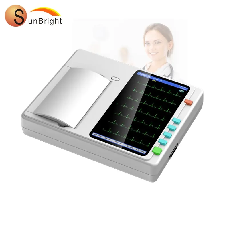 

High Digital Medical ECG Machine 3 Channel Mini EKG price