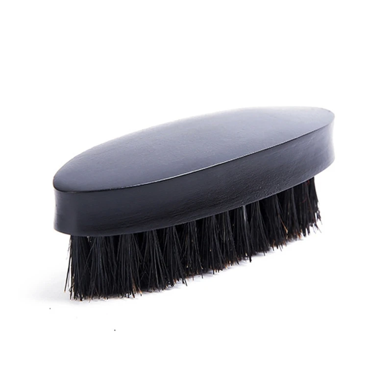 

Mini Wood Handle Boar Bristle Beard Brush Massage Comb Men Beard Grooming Tool