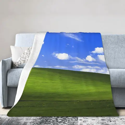 Обои Windows XP Bliss, ультра-мягкое Флисовое одеяло