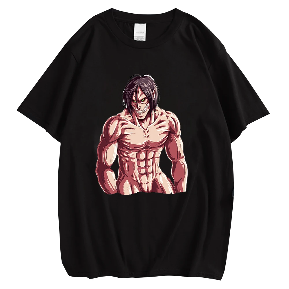 

CLOOCL Attack on Titan T-shirts Japan Anime Graphic T Shirts Summer Short Sleeve Hip Hop Top Pure Cotton Men Tees Dropshipping