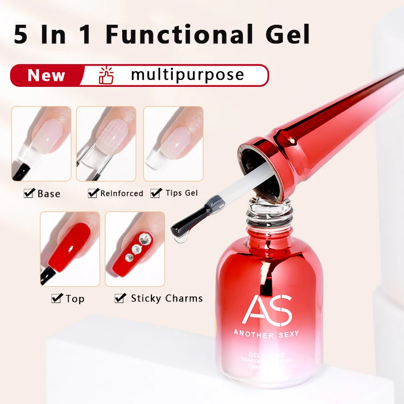 Как 15 мл 5 в 1 клей для ногтей гель акриловых отмачиваемый базовый верхнее