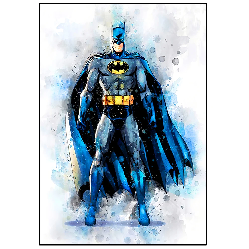 

Постер «мстители» Disney, Картина на холсте, Капитан Америка, Человек-паук, Железный человек, супергерой, настенное искусство, декор для детской комнаты, подарки