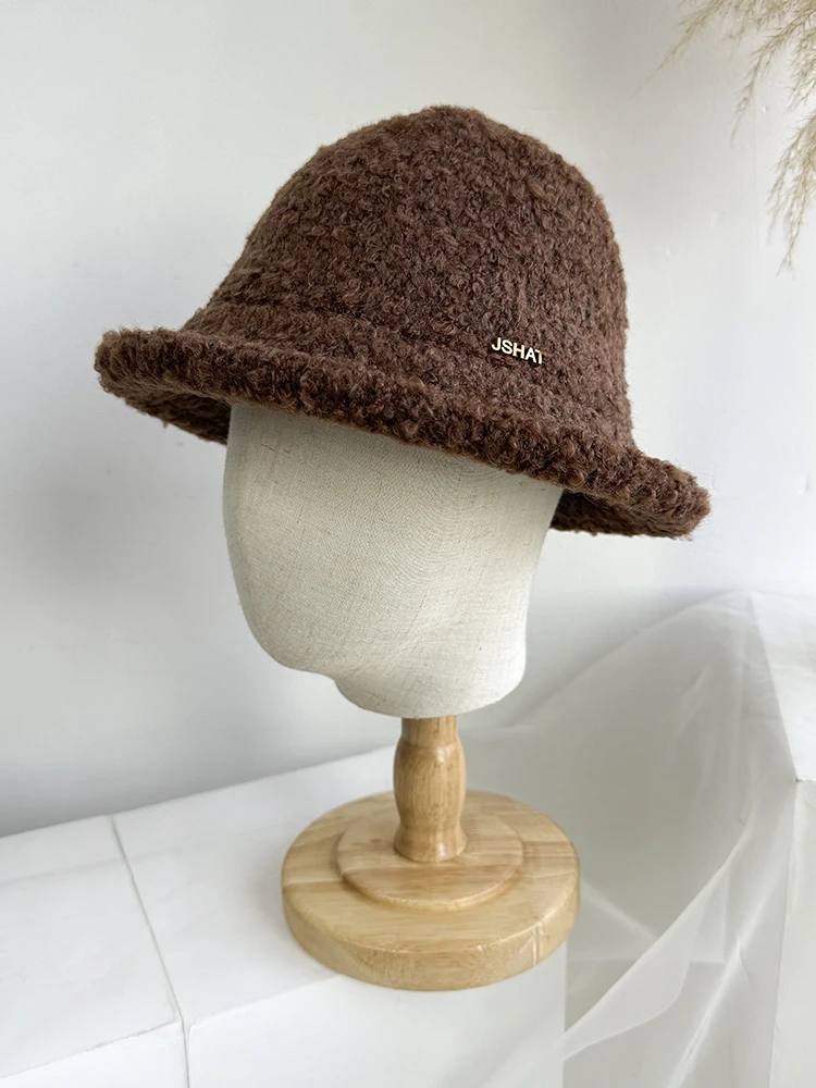 Осенне-зимняя утолщенная теплая плюшевая рыбацкая шапка японская модная