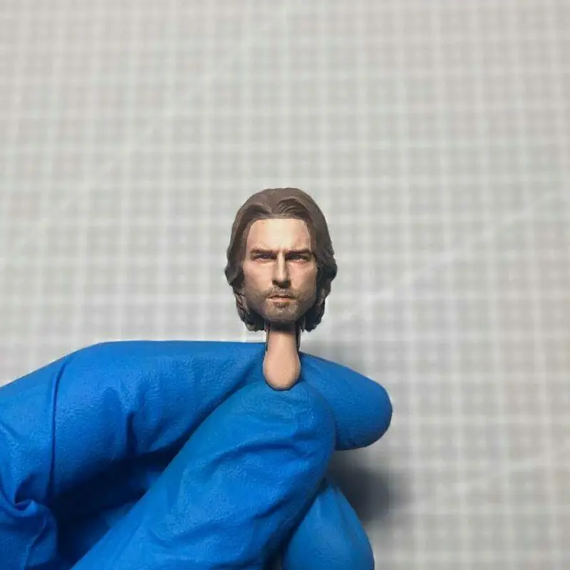 Handpaint 1/12 Scale Tom Cruise Head Sculpt The Last Samurai: Bushidou for 6in Shf Action Figure