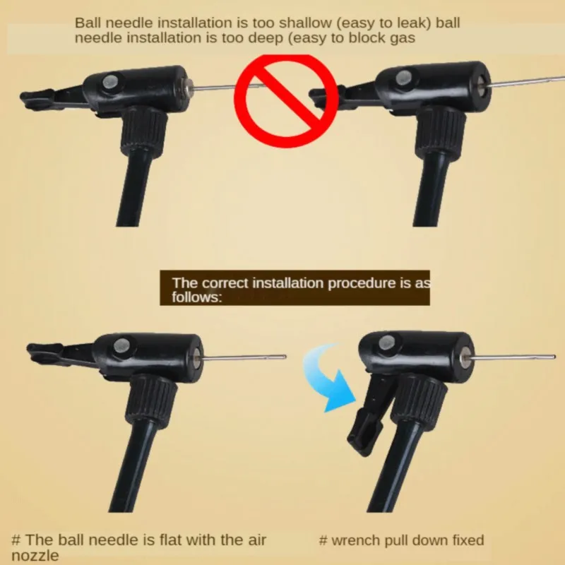 Насос для баскетбола футбола волейбола ранний шар портативный игла различные