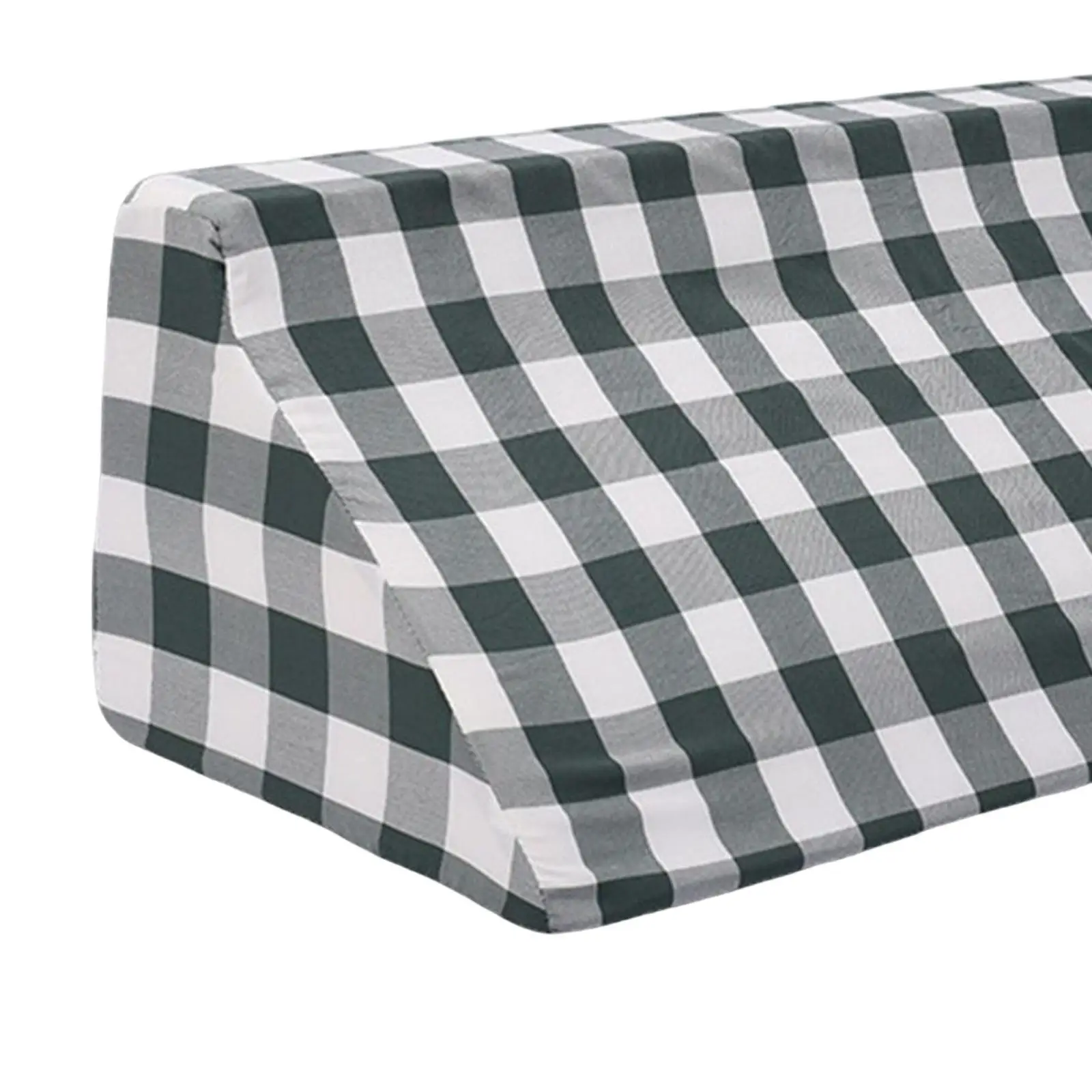 

Foam Wedge Pillows Leg Bolster Slanted for Back for Adults Elderly Bedroom Green Lattice