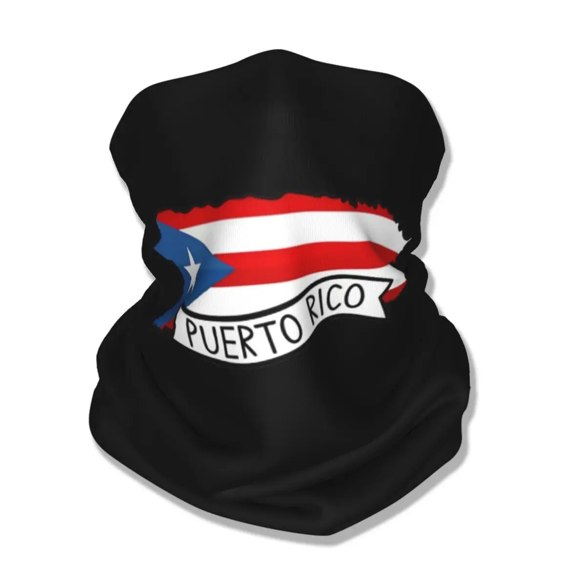 Пуэрто-риканская бандана накидка на шею с принтом шарф унисекс для спорта