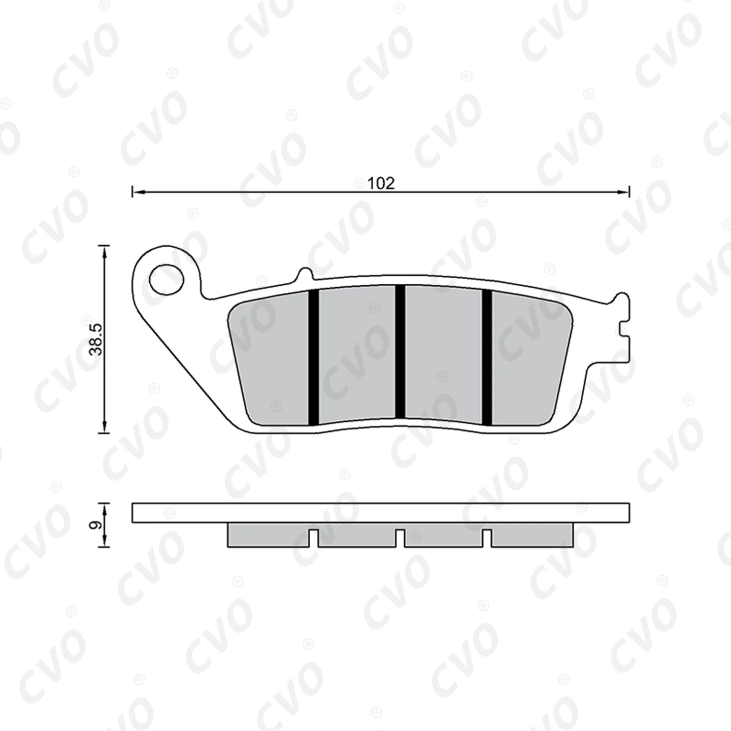 Тормозные колодки для мотоциклов HAOJUE SUZUKI GSX250R-AGW250-SDL250GZS150DR300TR300, всепогодные дисковые тормозные колодки. (art.: 3920dd372e6b1) - 3920dd372e6b1