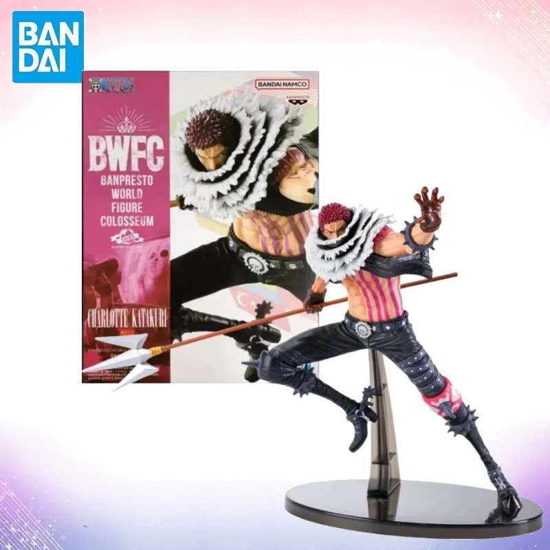 Фото В наличии оригинальная цельная фигурка Banpresto BWFC Charlotte Katakuri, аниме-фигурка, игрушки, подарочная коллекция, модель, украшения WBS №1
