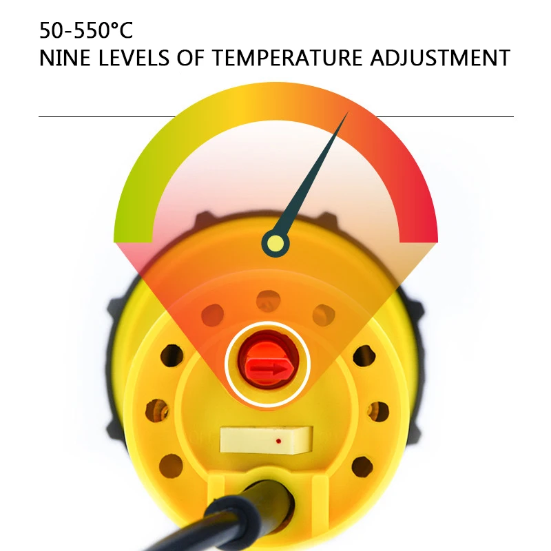 1080 Вт сплит-пластиковый сварочный аппарат высокомощный пистолет горячего