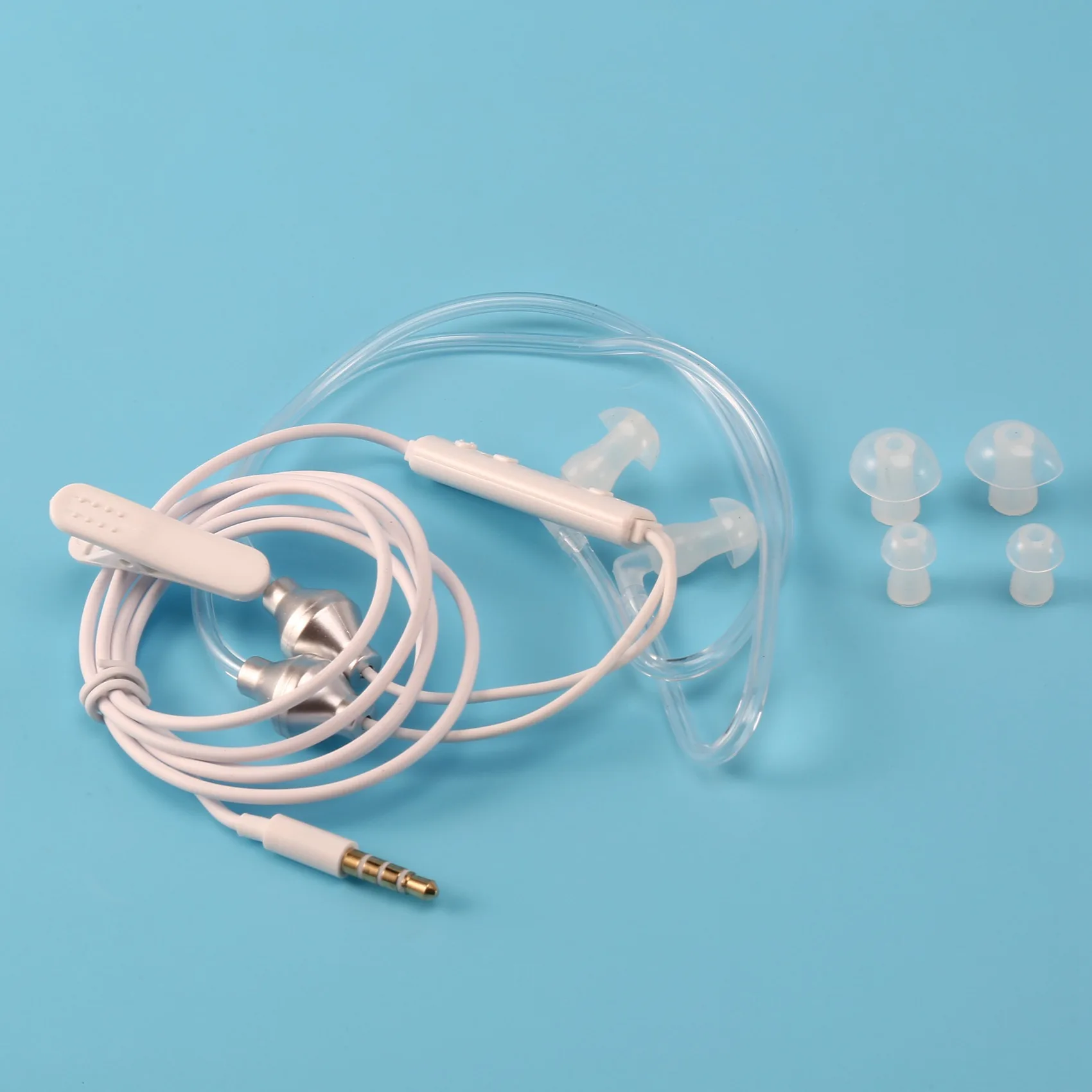 Антирадиационные бинауральные наушники стереонаушники с микрофоном