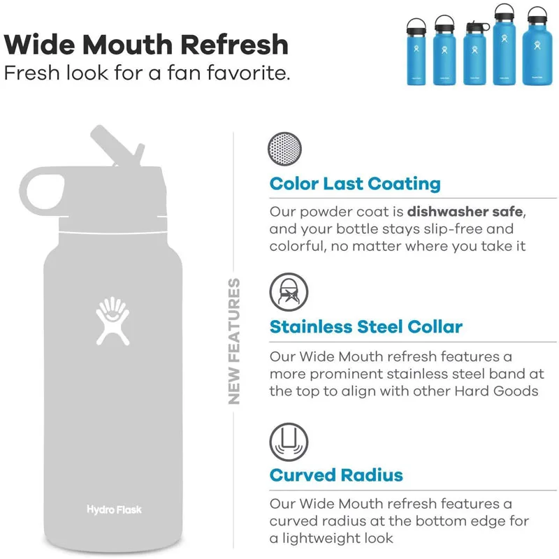 Термос из нержавеющей стали для девочек Спортивная бутылка воды с вакуумной