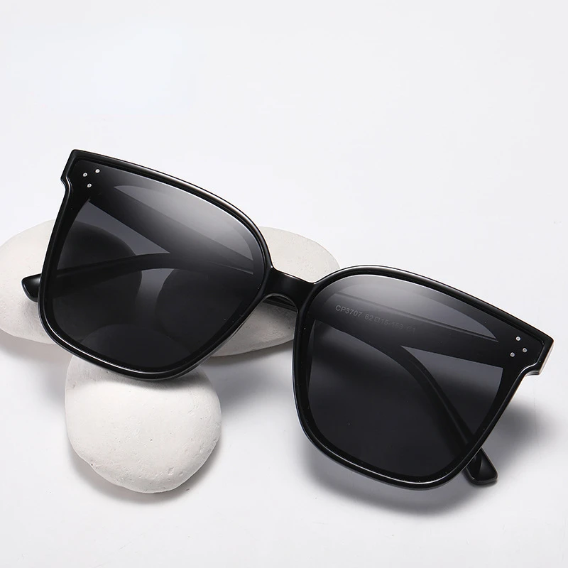 Модные поляризационные солнцезащитные очки новые женские Квадратные ретро