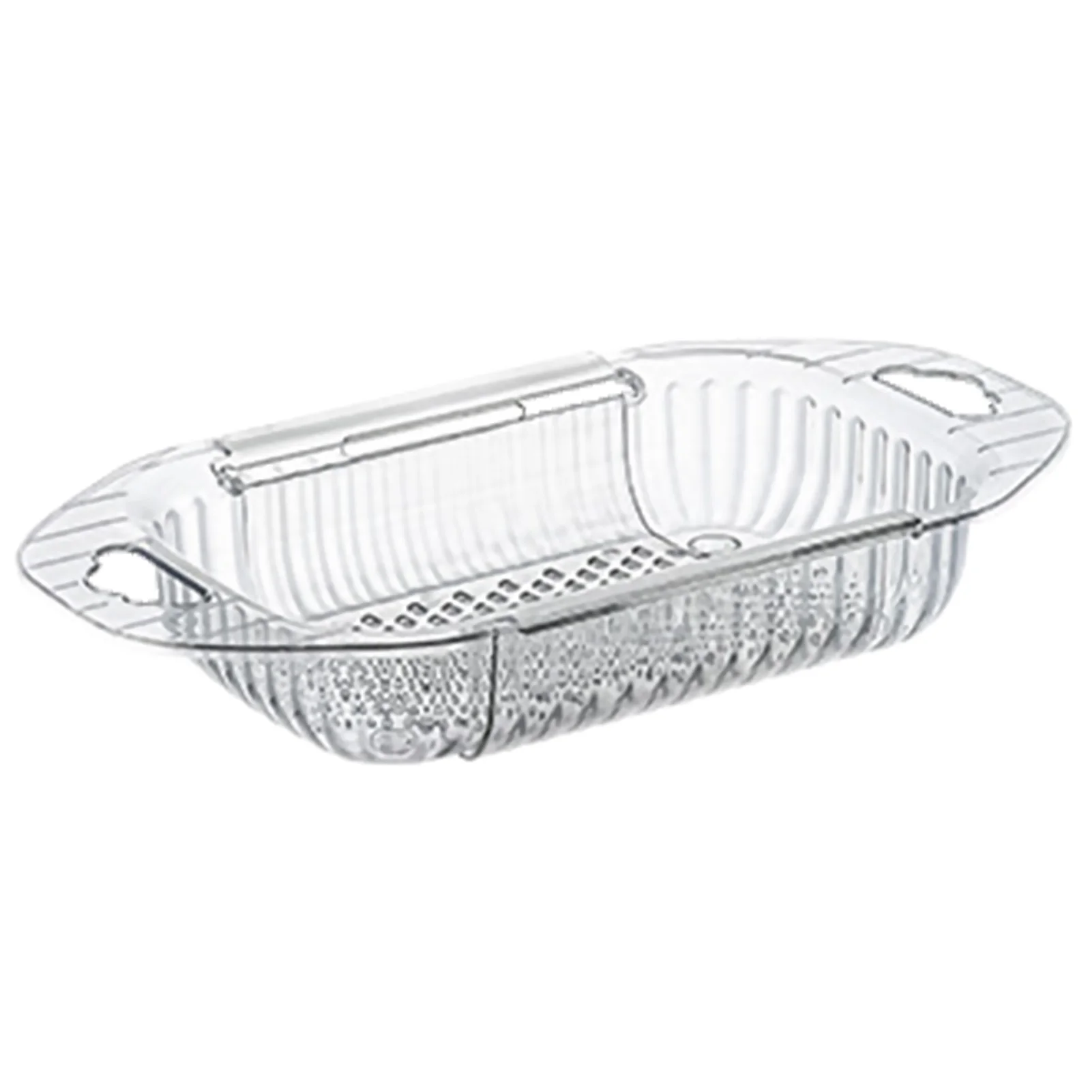 

Выдвижной кухонный дуршлаг для раковины, регулируемая дренажная корзина для фруктов и овощей, кухонный дуршлаг с регулируемой ручкой